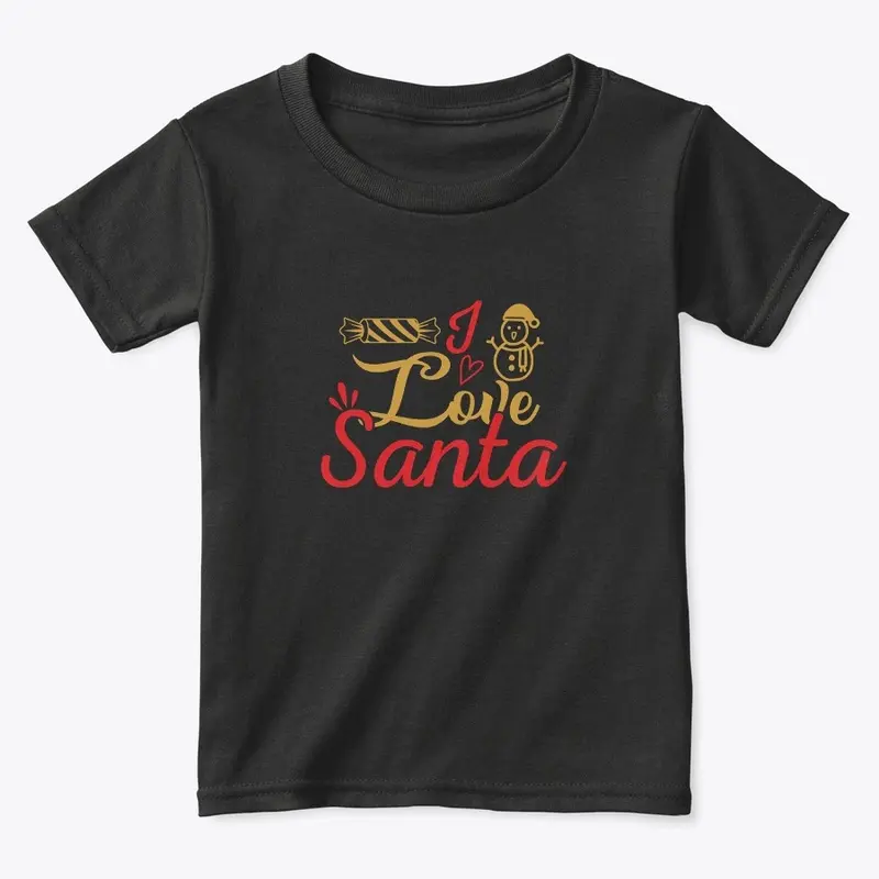 I Love Santa Kids Wear