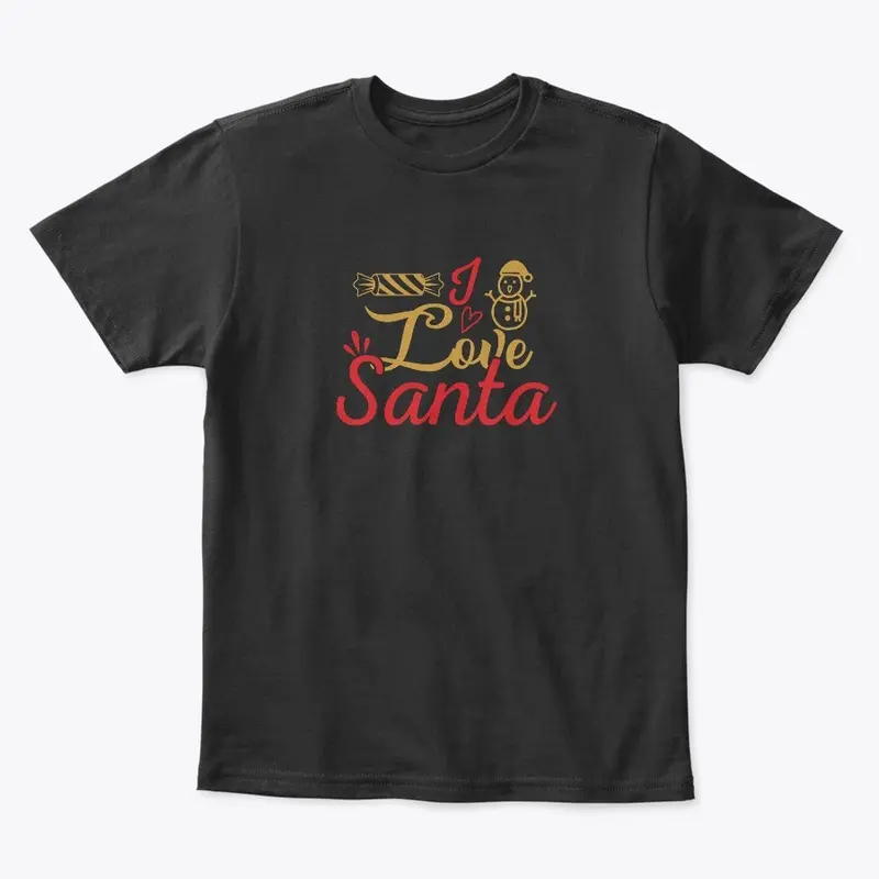 I Love Santa Kids Wear