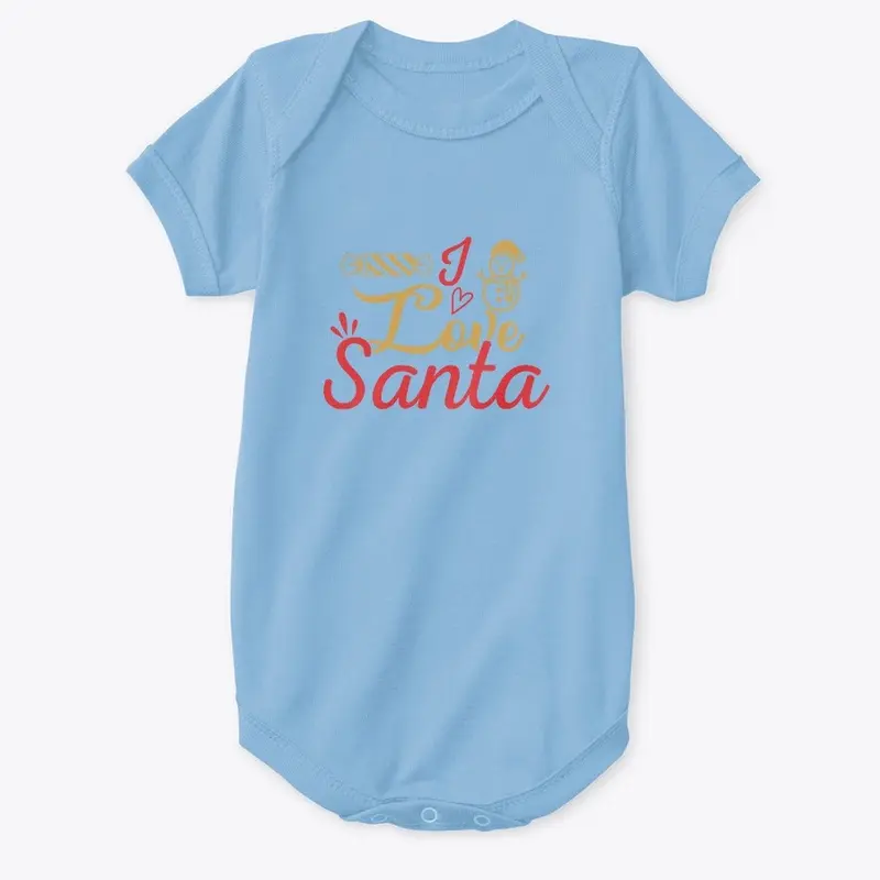 I Love Santa Kids Wear